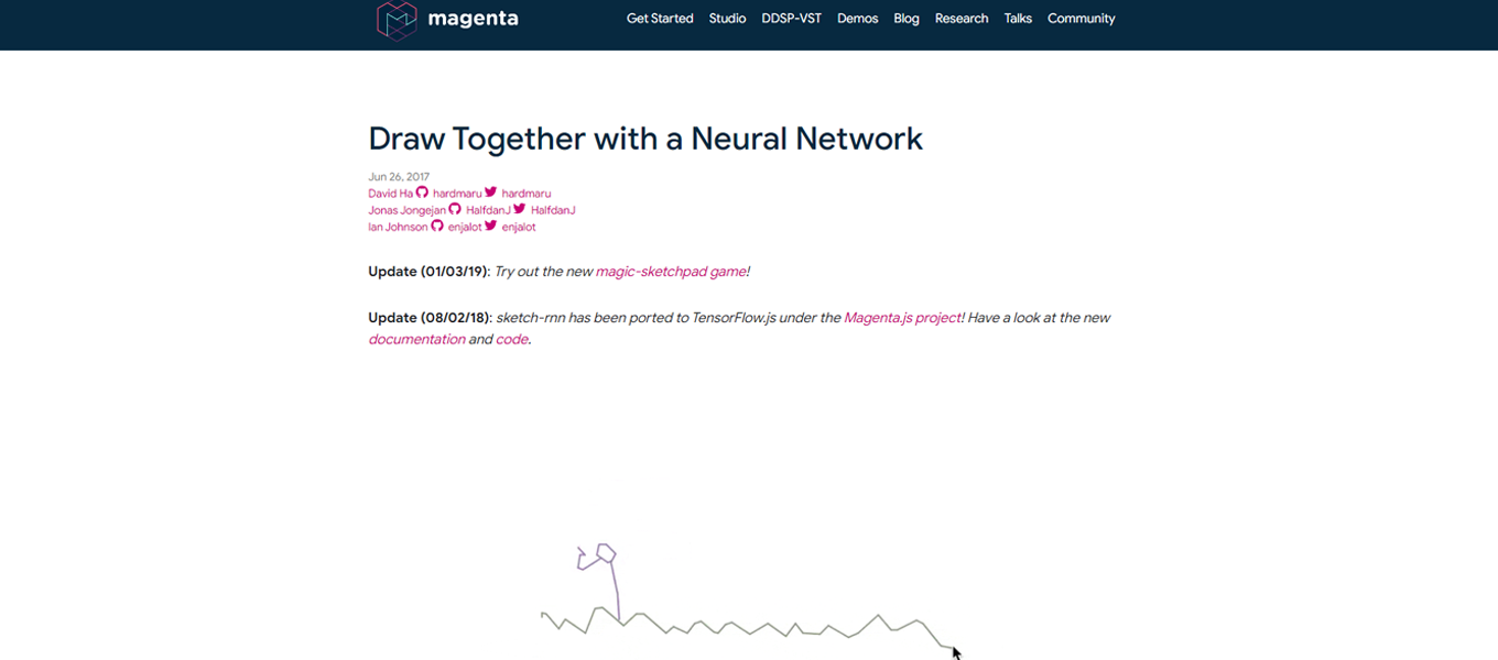 Draw Together with a Neural Network